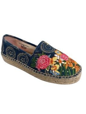 Johnny Was New Anemone Espadrille Slip Ons